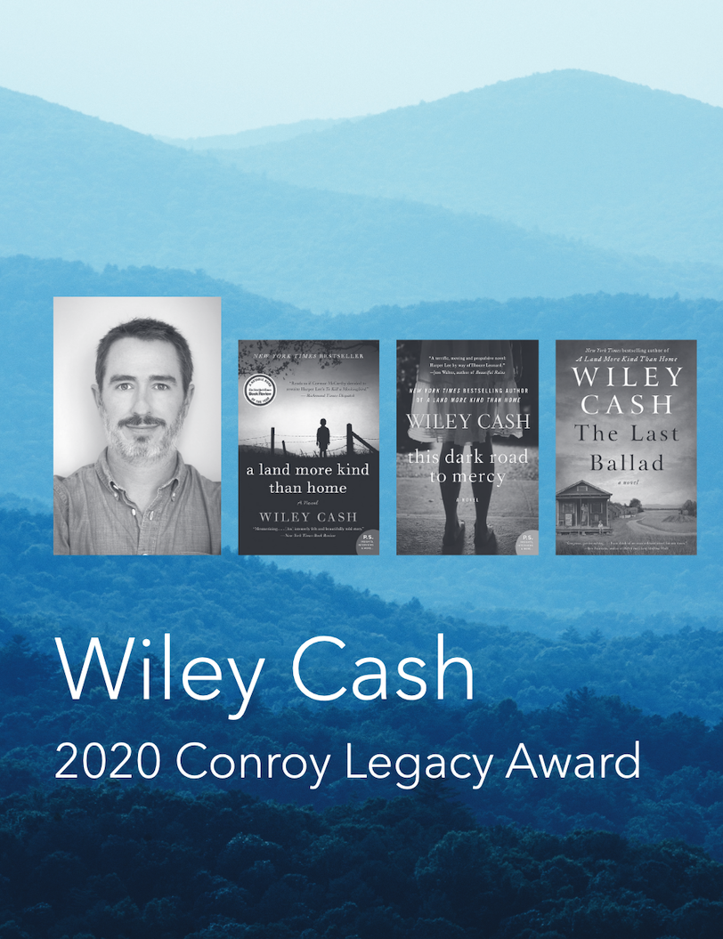 Wiley Cash Conroy Legacy Award Recipient