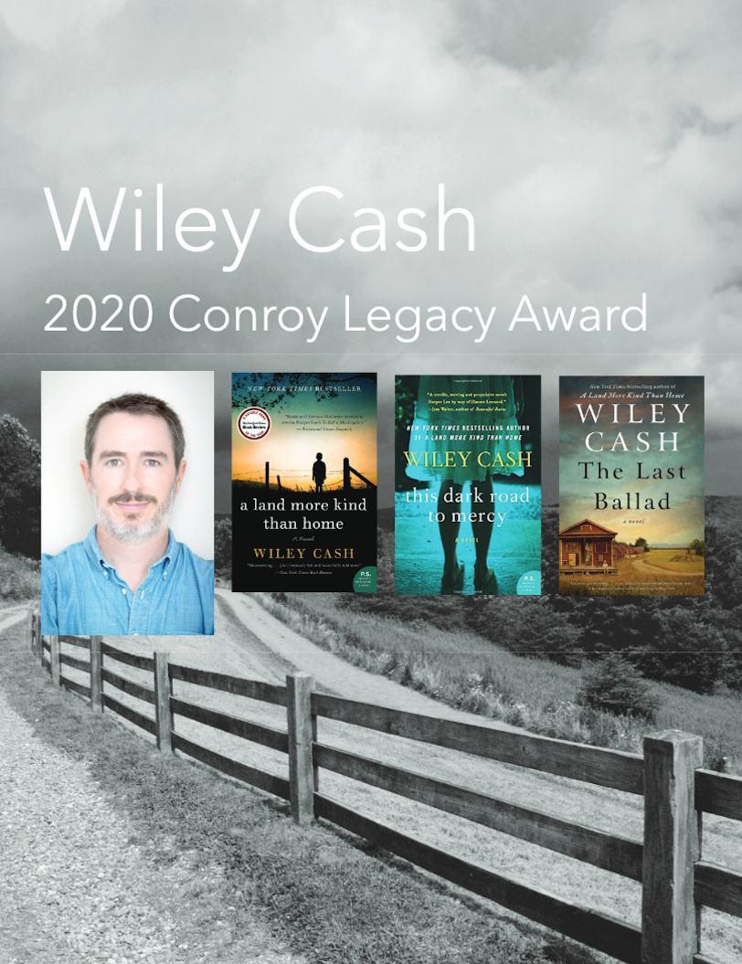 Wiley Cash Conroy Legacy Award Recipient