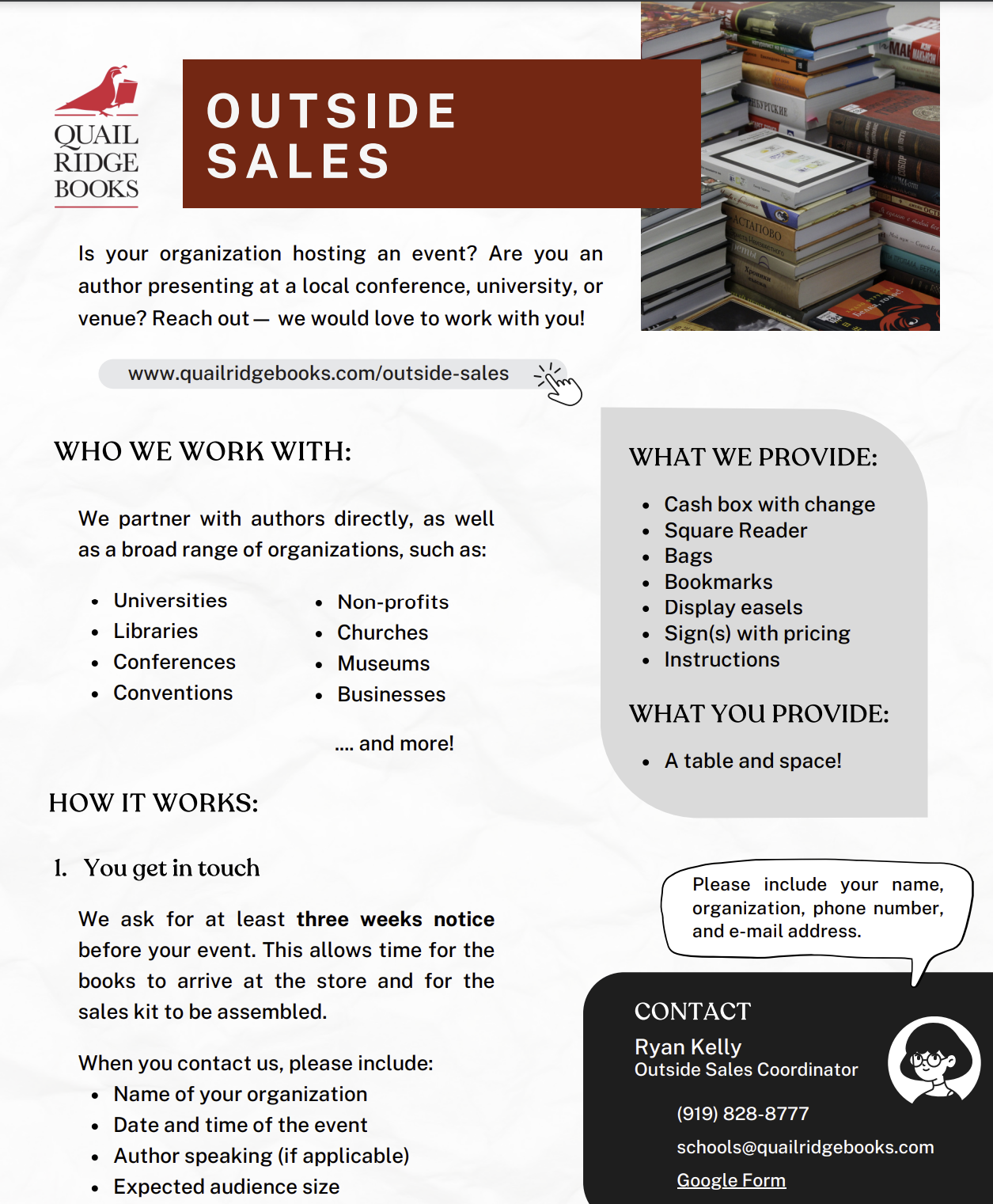 QRB Outside Sides Sales