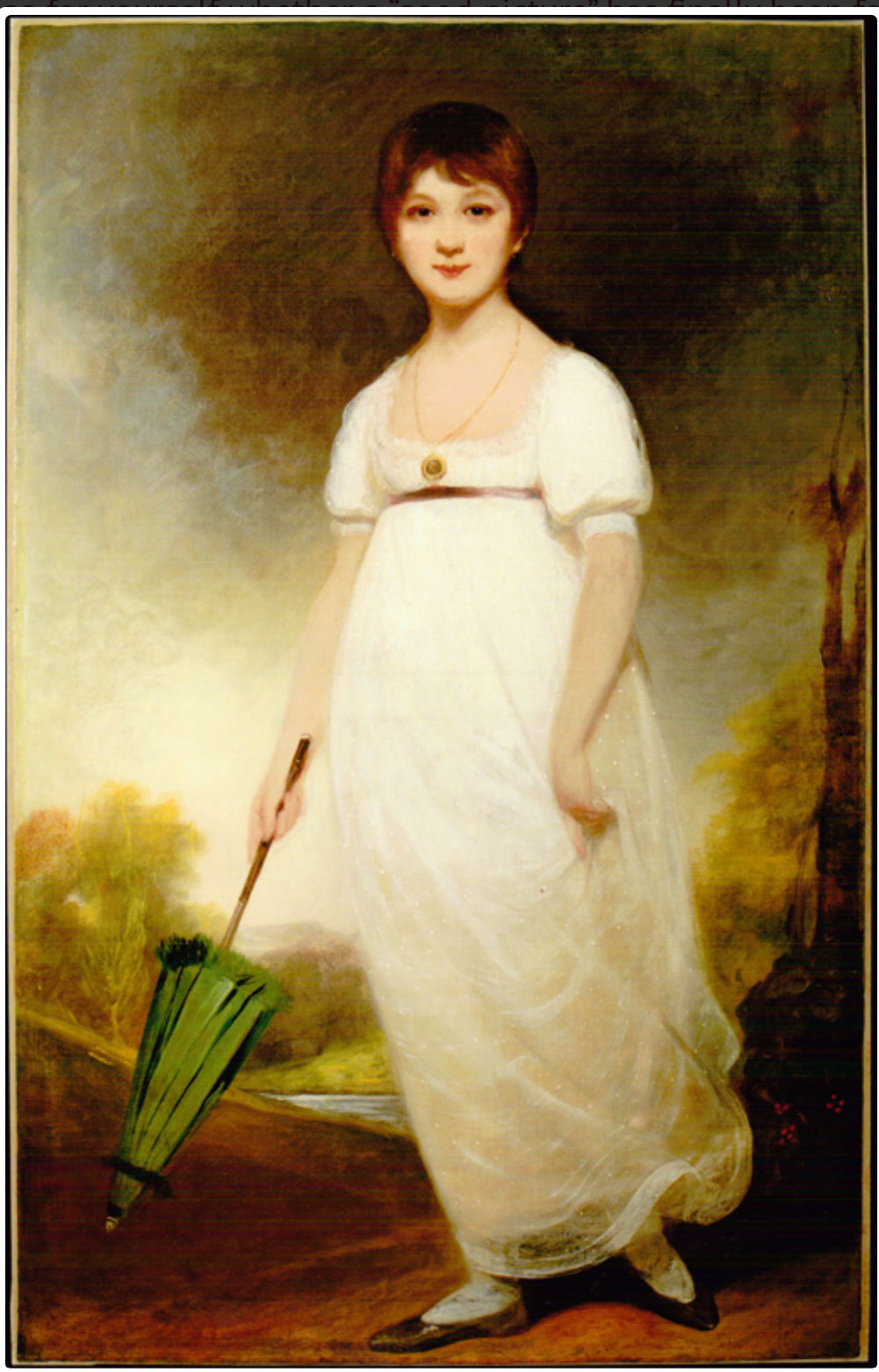 Jane Austen Rice Portrait