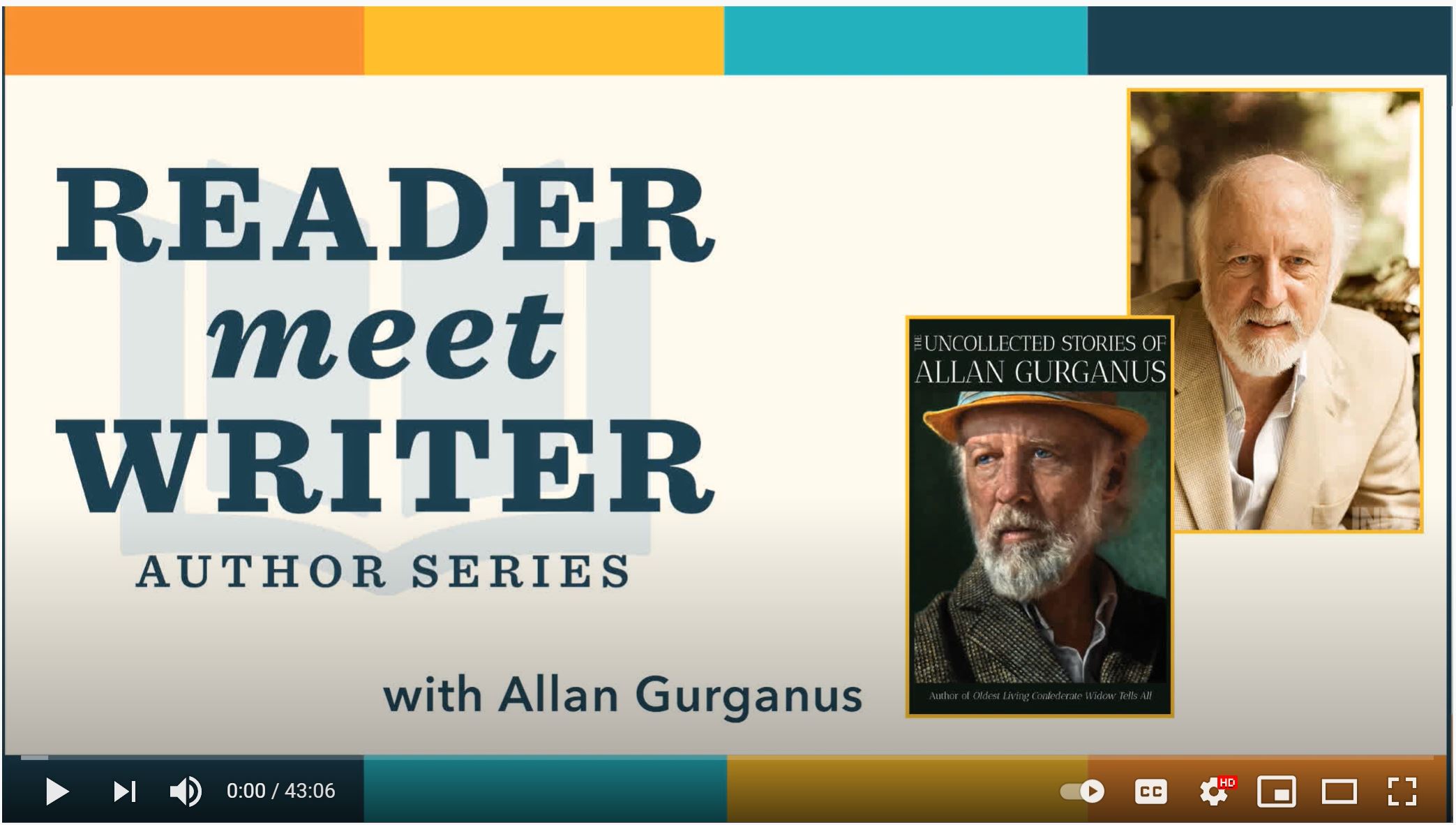 Reader Meet Writer: Allan Gurganus